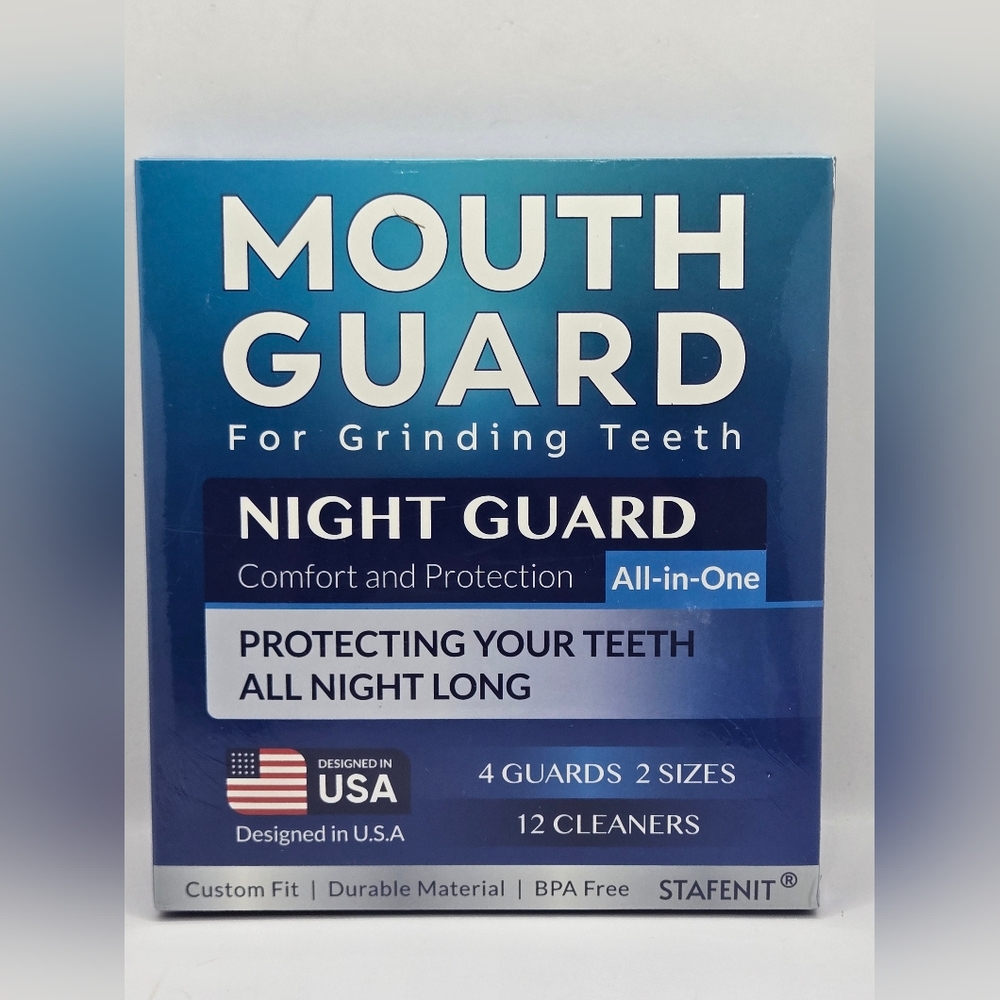 Night Mouth Guards for Teeth Grinding, Moldable Night‎ Guards Adults
